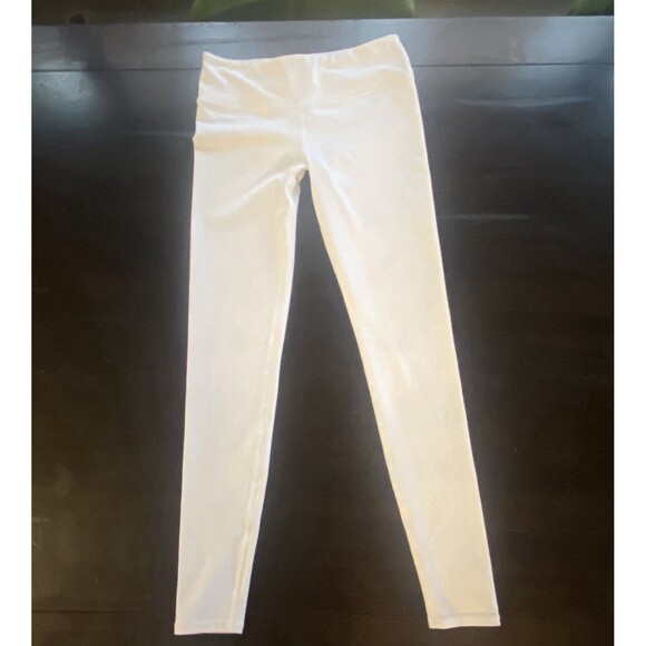 White Alo Full Length Leggings Size Small - Picture 1 of 11